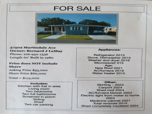 37502 Martindale Ae, Zephyrhills, Florida 33542, 0 , 0 ,0,Mobile Home,For Sale,Martindale Ae,0,1118